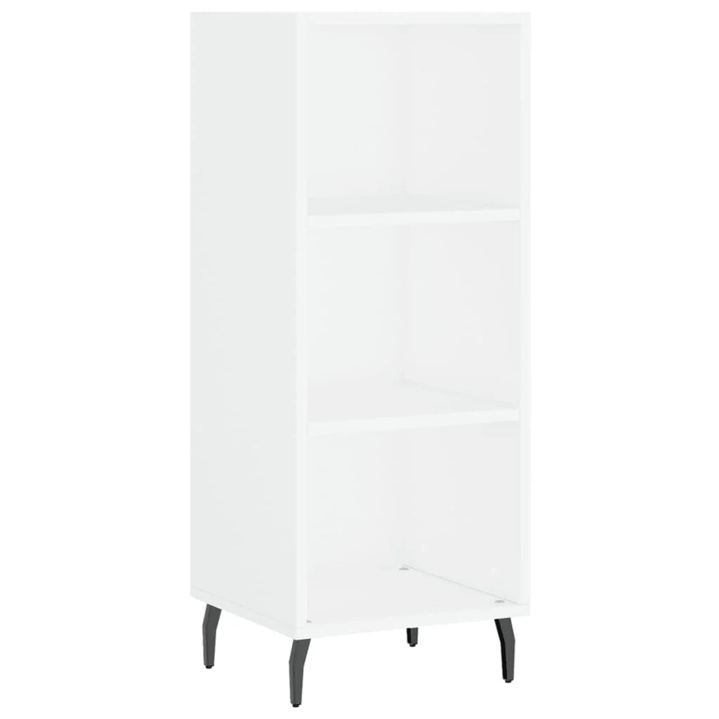 Buffet credenza cassettiera armadio mobile contenitore organizer per cucina soggiorno salotto 34,5 x 32,5 x 90 cm legno ingegnerizzato bianco 02_0030233