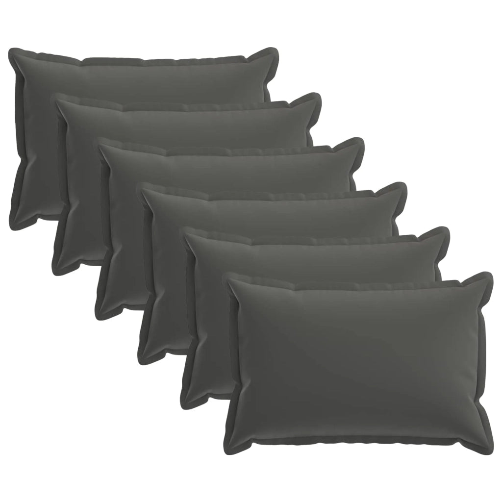Federa 6 pcs HOUTEN Antracite 50 x 75 cm Poliestere 919874