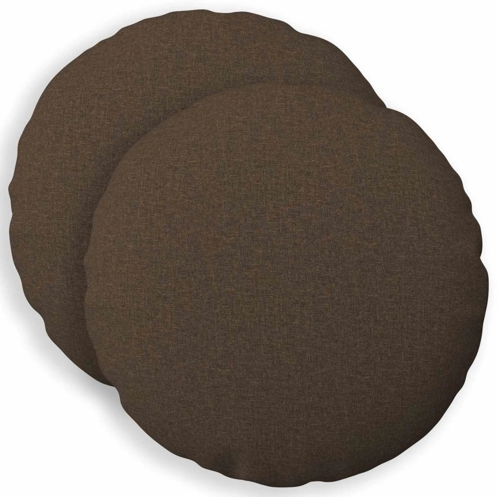 Federa 2 pz HEERLEN Tortora Ø 60 cm Tessuto 922833