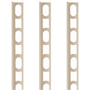 Profili in alluminio verniciato colore biscotto 188 a l per finitura parete proangle *** pezzi 3 pz, confezione 1