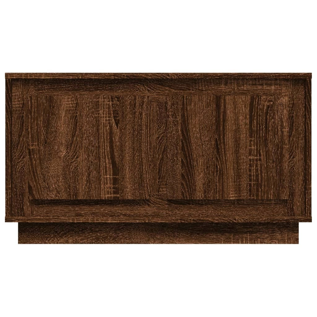 Mobile TV multimediale scaffale TV mobile TV sala da pranzo soggiorno camera da letto rovere 80 x 35 x 45 cm legno ingegnerizzato marrone 02_0027228