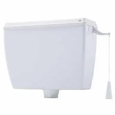 Cassetta wc alfa bianca completa, con coperchio e imballo sing.