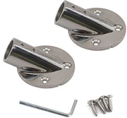 Accessori per Ringhiere a 30 Gradi con Base a Tubo in Inox 316 (2 Pezzi)