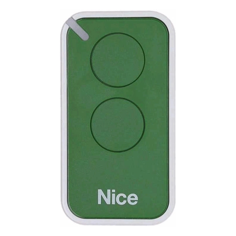 INTI2G NICE TRASMETTITORE A 2 CANALI 433,92MHZ COLORE VERDE AUTOMAZIONE CANCELLO