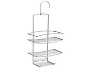 SUPPORTO PER DOCCIA A 3 PIANI SERIE ONDA  cm.18x11x38/48    METALTEX