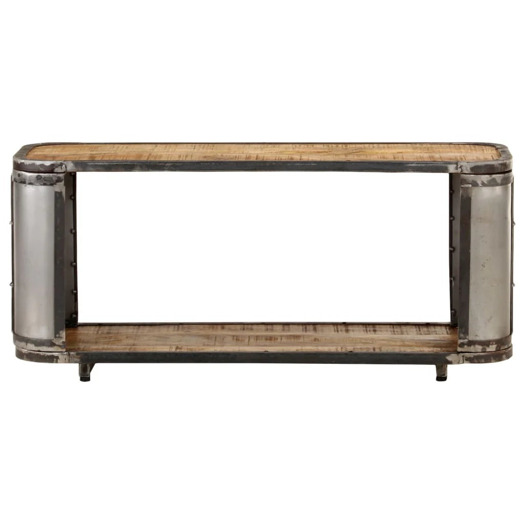 Mobile TV multimediale scaffale TV credenza mobile TV sala da pranzo soggiorno camera da letto 90 x 30 x 40 cm legno massello di mango marrone 02_0026331