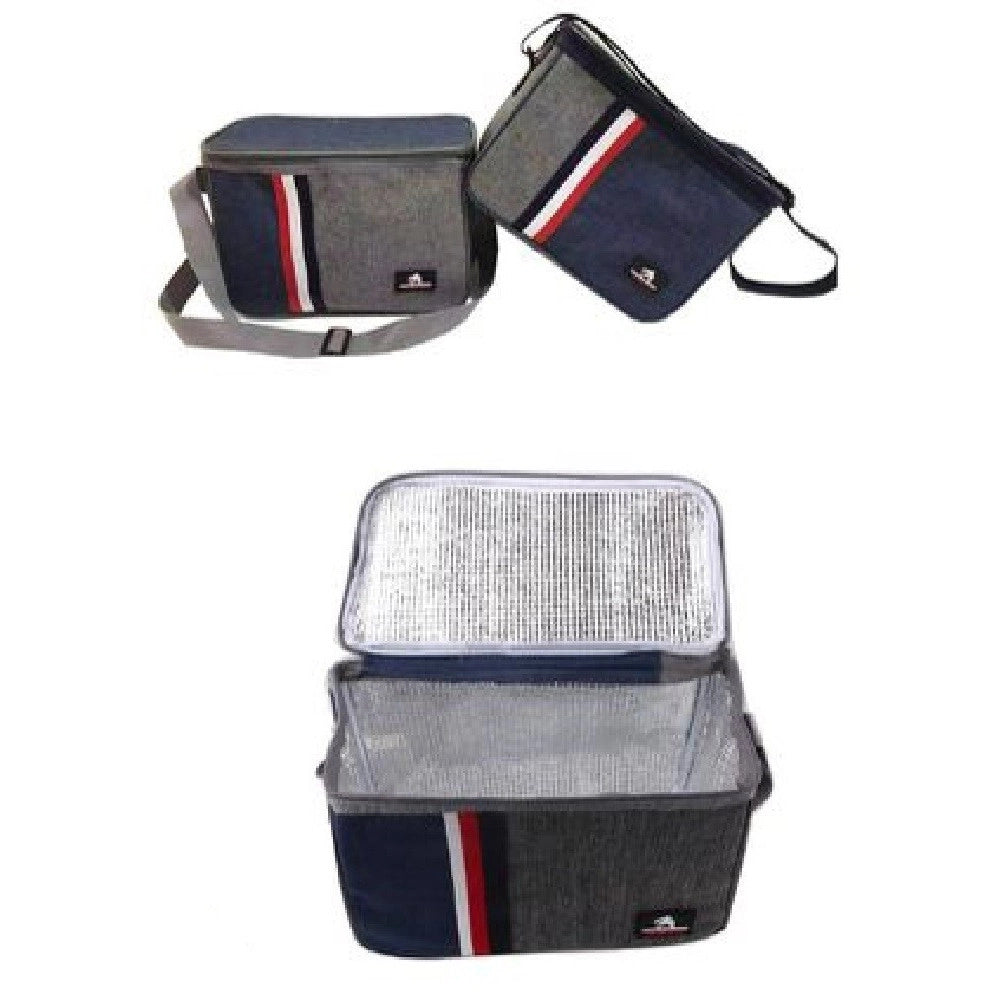 Trade Shop - Borsa Termica Bicolor 29x15x20cm 12lt Borsetta Porta Pranzo Spiaggia Mare 12819 -