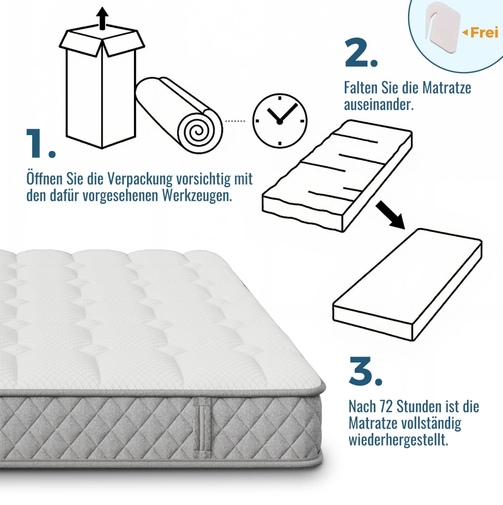 Letto imbottito 90x200 cm grigio scuro con materasso H3