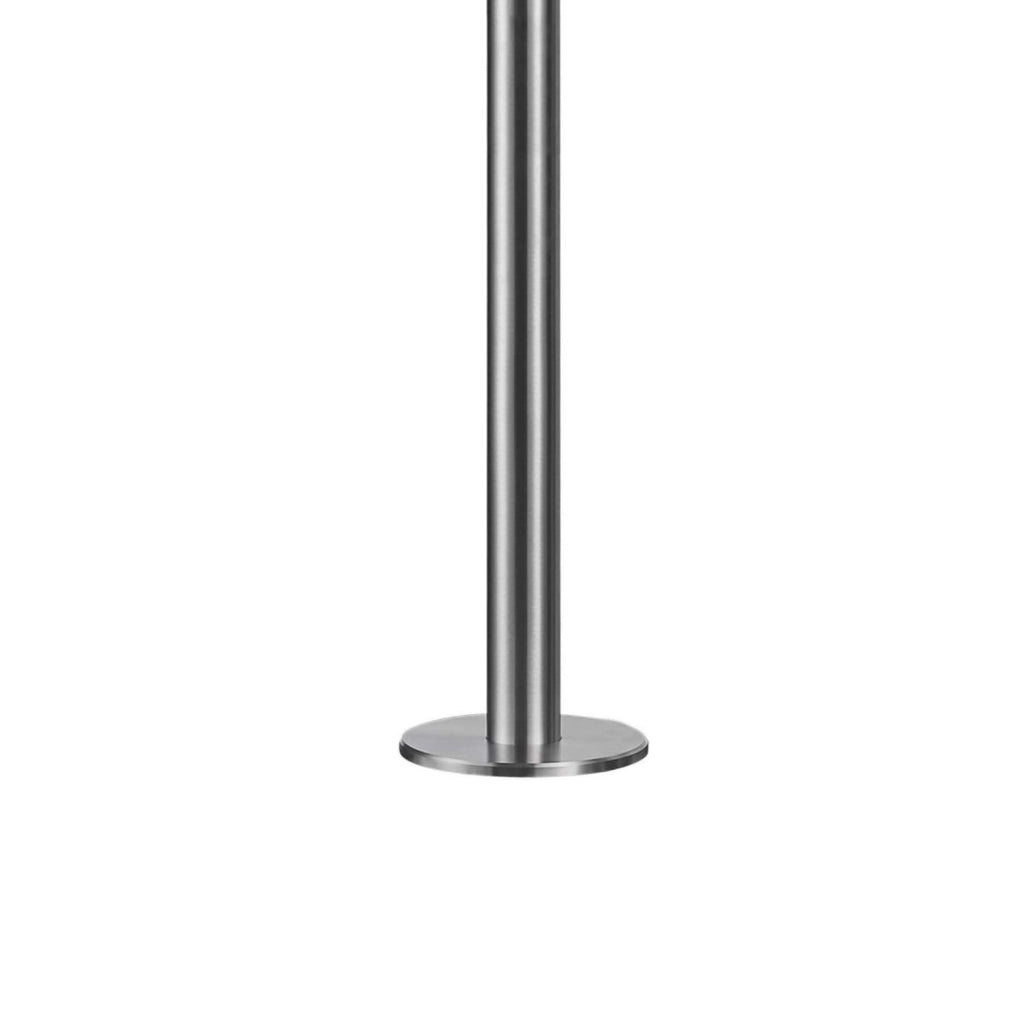 SINED Doccia Inox Satinato Solo Acqua Fredda per Piscine e Spiagge Struttura in Acciaio Inox AISI 316L Resistente agli Agenti Atmosferici e Salsedine Modello Palau