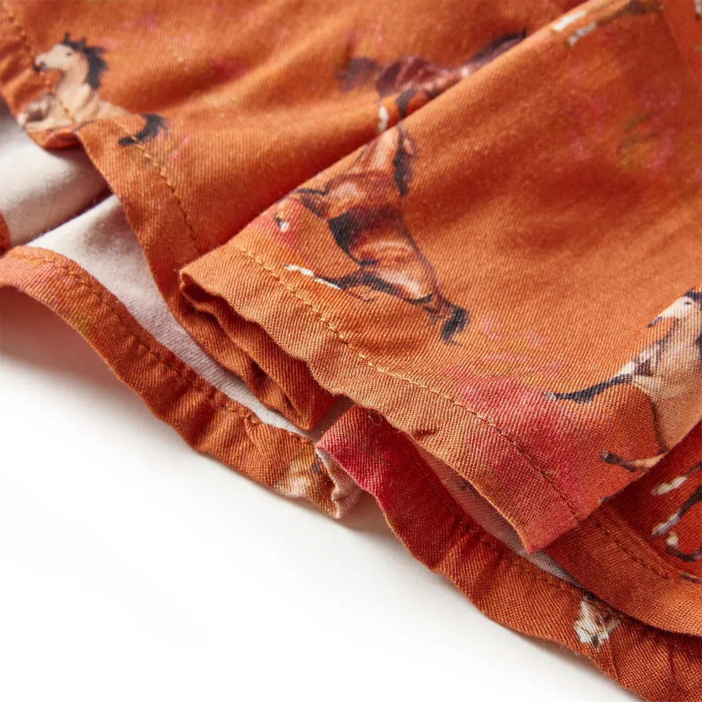 Gonna da Bambina Cognac 116 15058