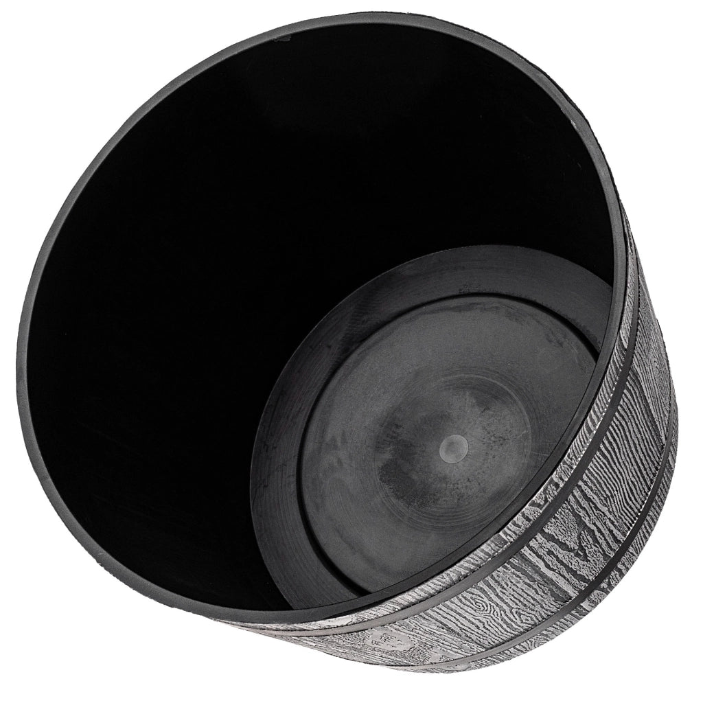 Vaso da fiori KADAX, vaso da giardino rotondo in plastica, 30 cm