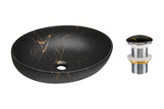 Set lavabo con tappo click-clack Lavabi da appoggio 52 x 1401 x 40 cm