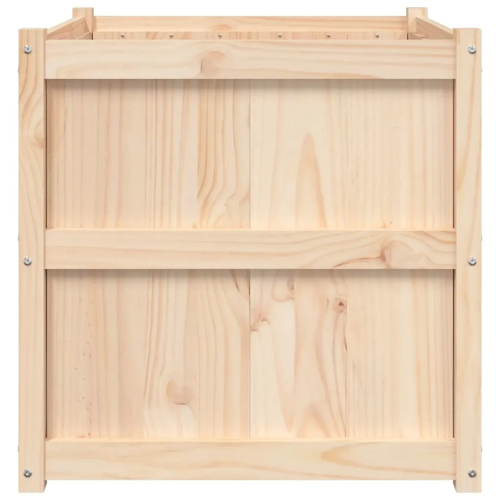 Fioriera da Giardino 70x70x70 cm in Legno Massello di Pino 837434