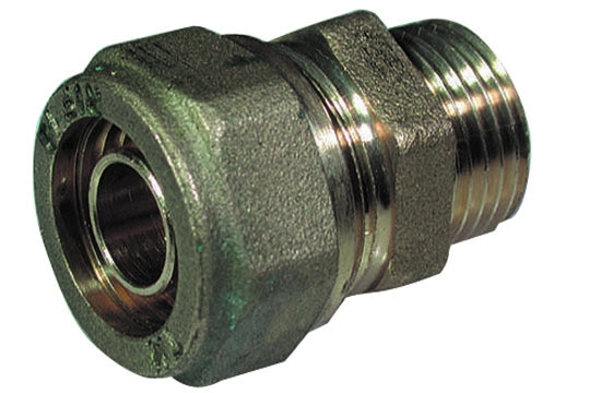 RACCORDO DIRITTO MASCHIO PER TUBO COBRA-PEX- 3/4 x 18- TIEMM- pezzi 1