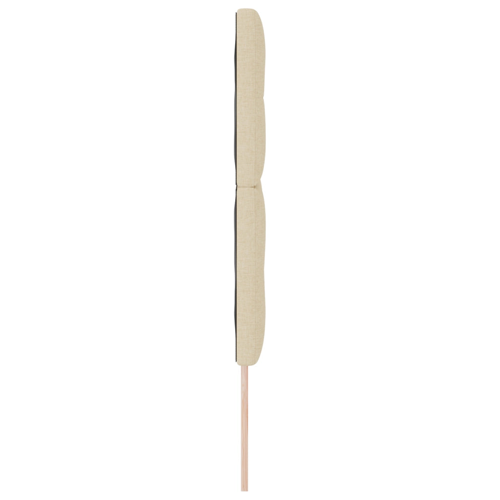 Testata LED  Crema 80 cm Tessuto