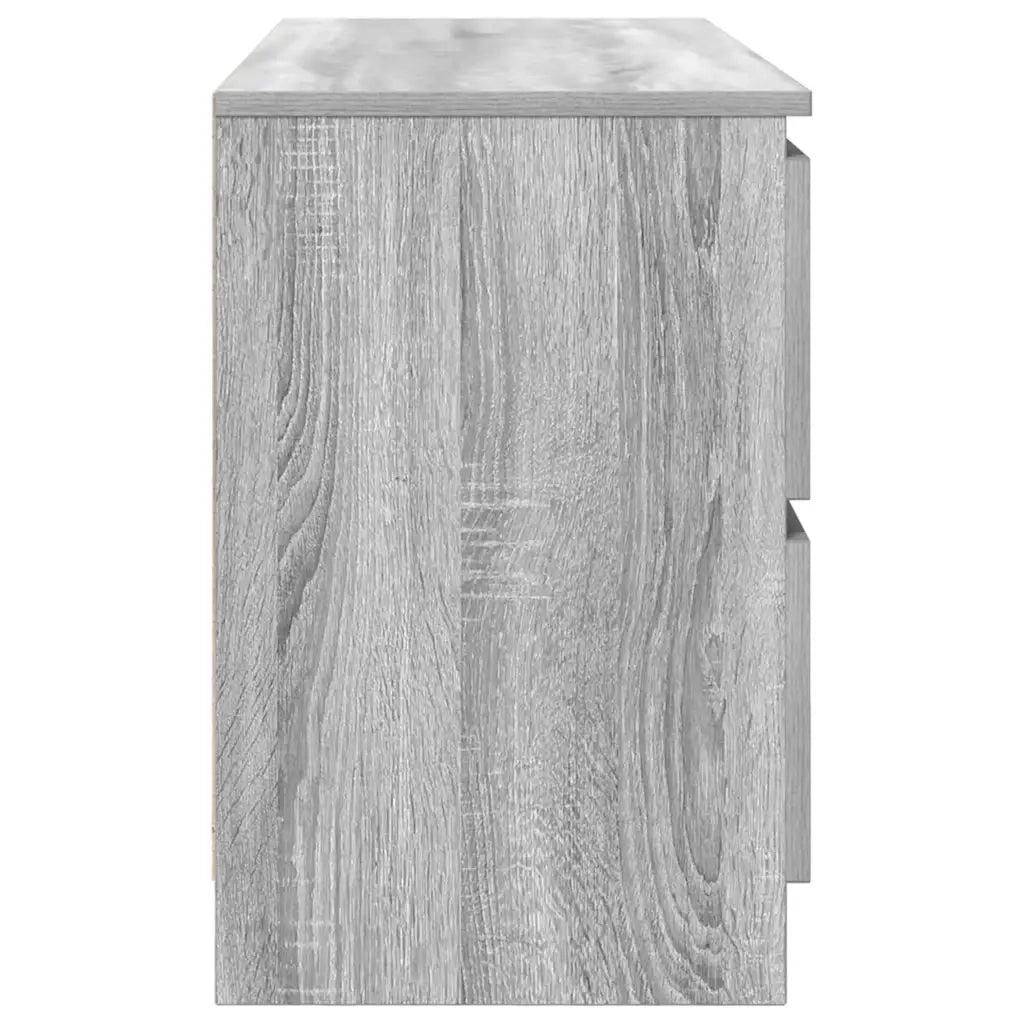 Mobile TV-Credenza TV-Console TV Grigio Sonoma 100x35x54 cm in Legno Multistrato 196602