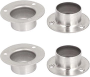 Supporto di apertura per armadi a muro - 4 pezzi - Acciaio inossidabile - 32mm di diametro - Accessorio per armadio - Maniglia per armadio
