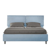 Letto Matrimoniale 160x210 cm Senza Rete Mados Azzurro