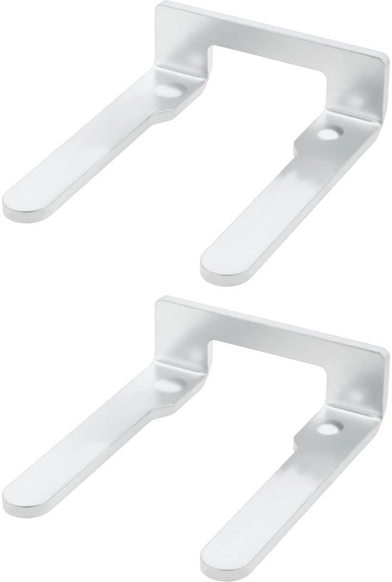 Lavastregger a metallo con forcella a clip - 2 pezzi - Compatibile con Karcher K1/K2/K3/K4/K5 - Resistente alla ruggine - Resistenza alla pressione - Progettazione compatta - Aspirapolvere ad alta pressione