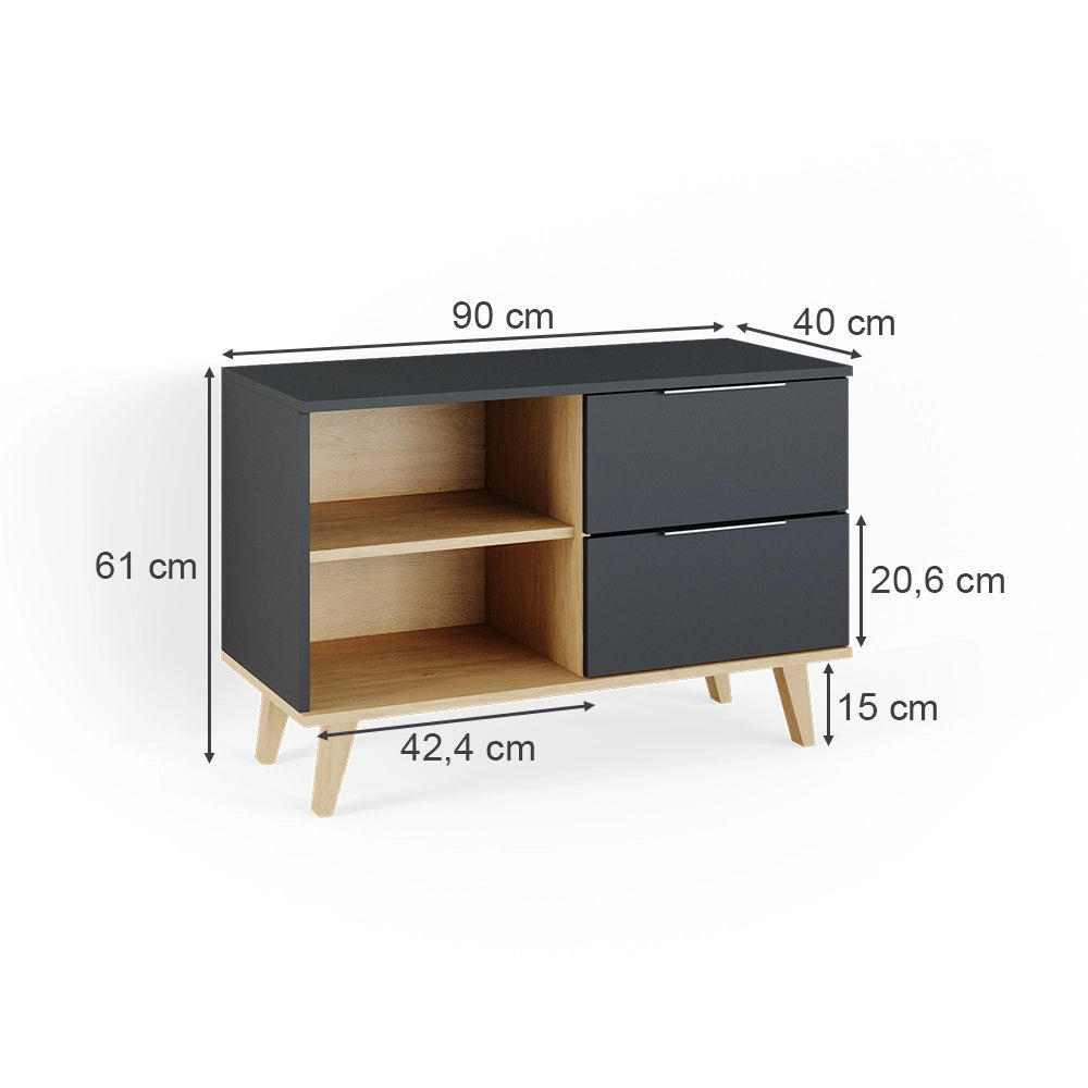 Vicco Mobile tv Antracite 40 x 61 cm