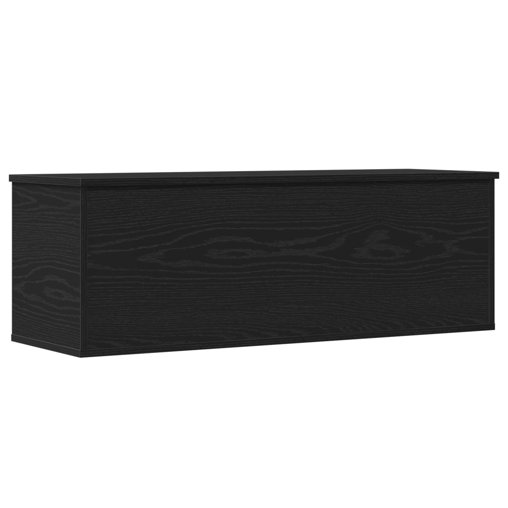 Scatola di Stoccaggio  Rovere Nero 102x35x35 cm in Legno Ingegnerizzato