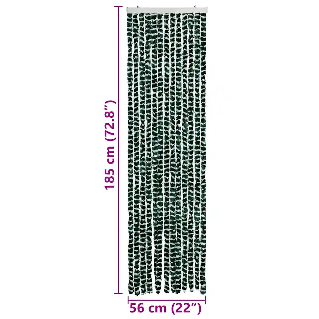 Zanzariera Verde e Bianco 56x185 cm Ciniglia CFW5965823