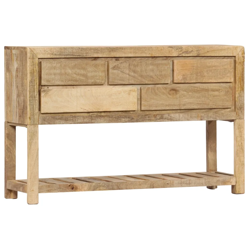 Credenza | Madia | Buffet da pranzo | Armadio da pranzo 120x30x75 cm Legno Massello di Mango