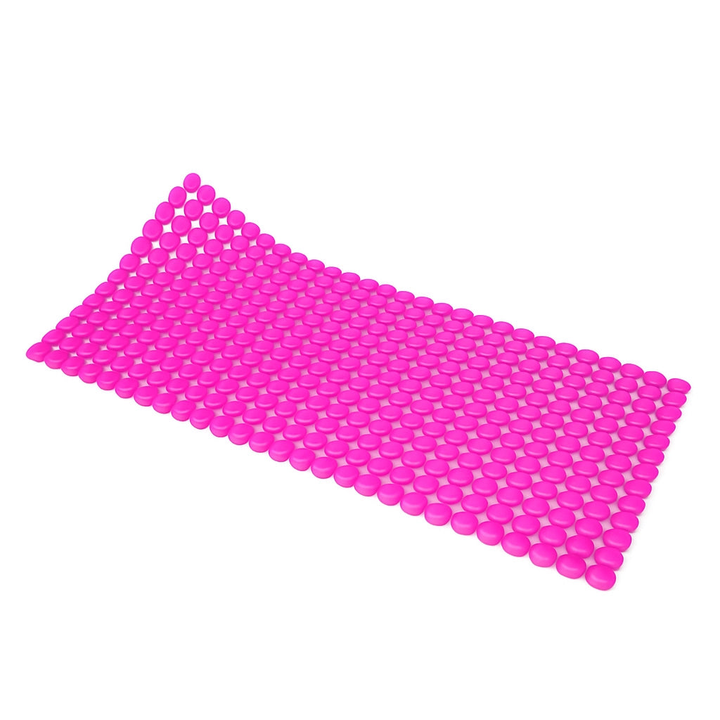 TAPPETO ANTISCIVOLO PER VASCA MOD. RONDO'  CM 72X36- Fucsia- DH- pezzi 1