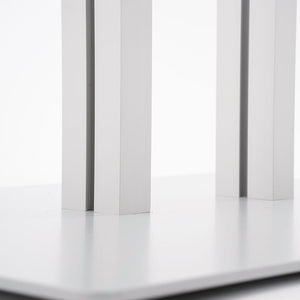 Espositore a Leggio con Piantana 51,4x79 cm in Alluminio con Led Porta Menù Silver