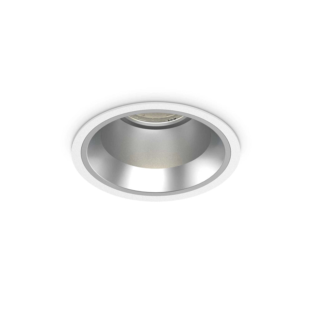 Faretto Ad Incasso Off Alluminio Bianco Led 28W 3000K Luce Calda