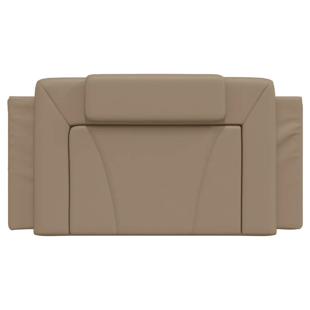 Cuscino Testiera Viana Cappuccino 100 cm in Similpelle 374778