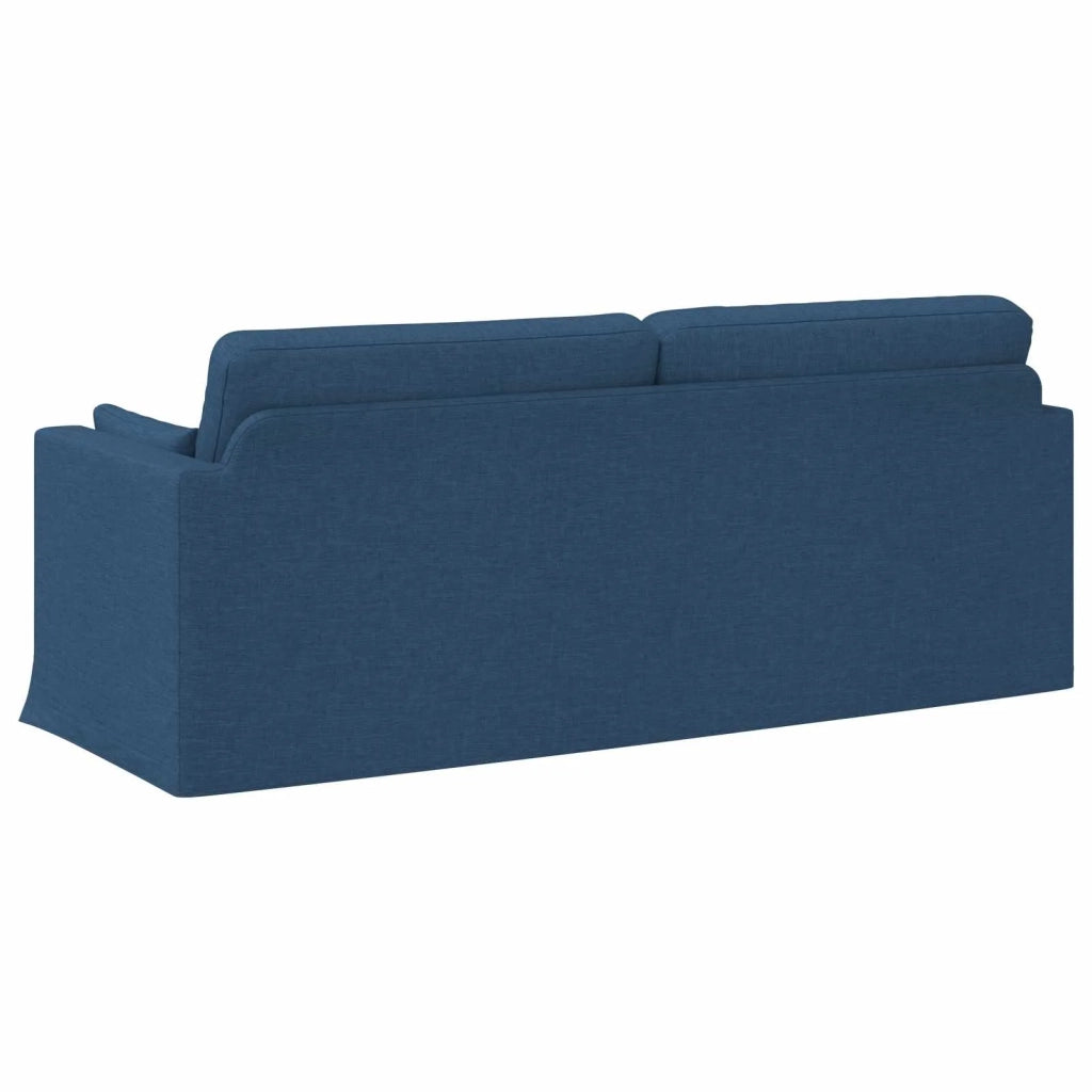 Divano | Divano da soggiorno | Sofa Blu 198 x 78 x 80 cm Tessuto
