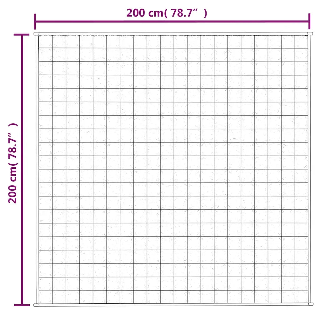 Coperta Ponderata Blu 100x200 cm 9 kg Tessuto 350742