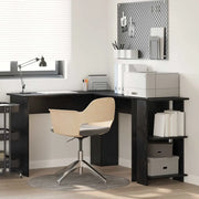 Scrivania ad angolo Rovere Nero 140 x 113,5 x 75 cm 869555