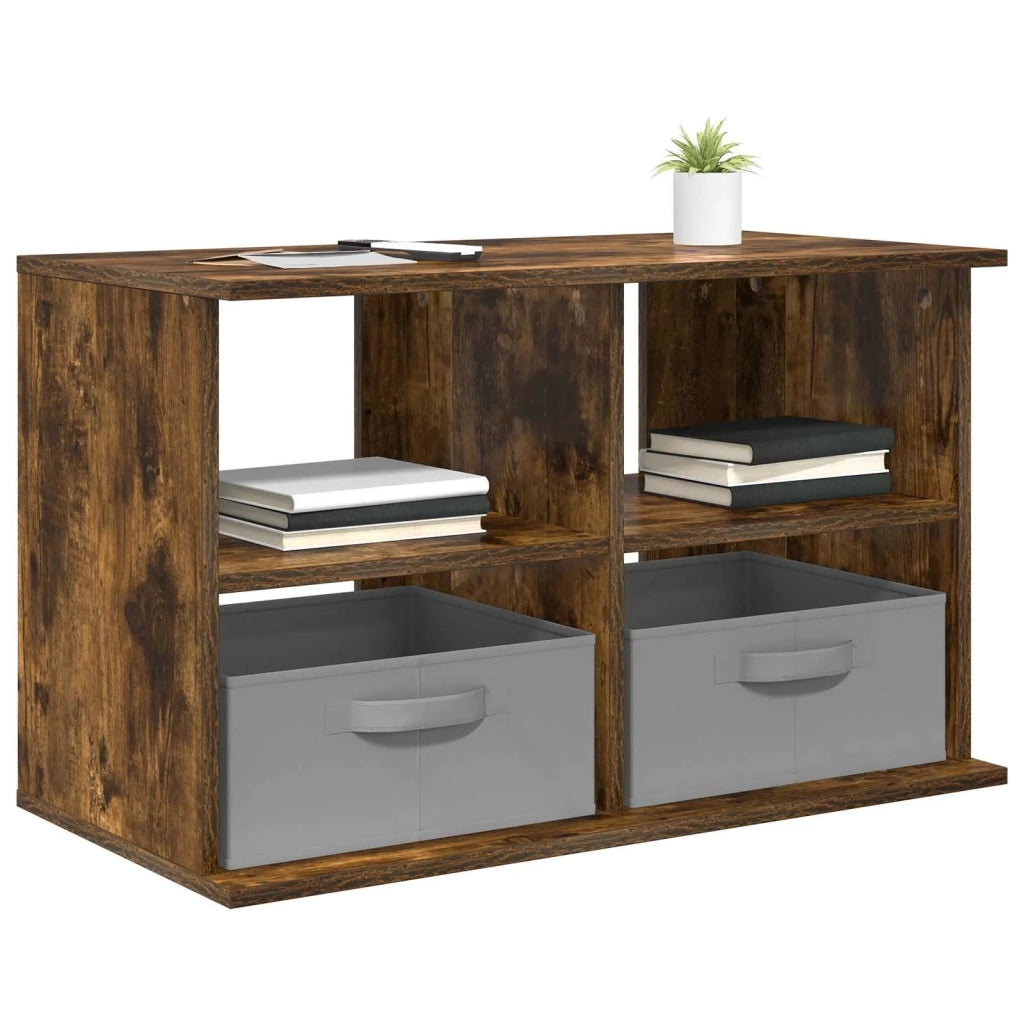 Supporto TV con cassetto Rovere fumé 79 x 40 x 48 cm 8000464