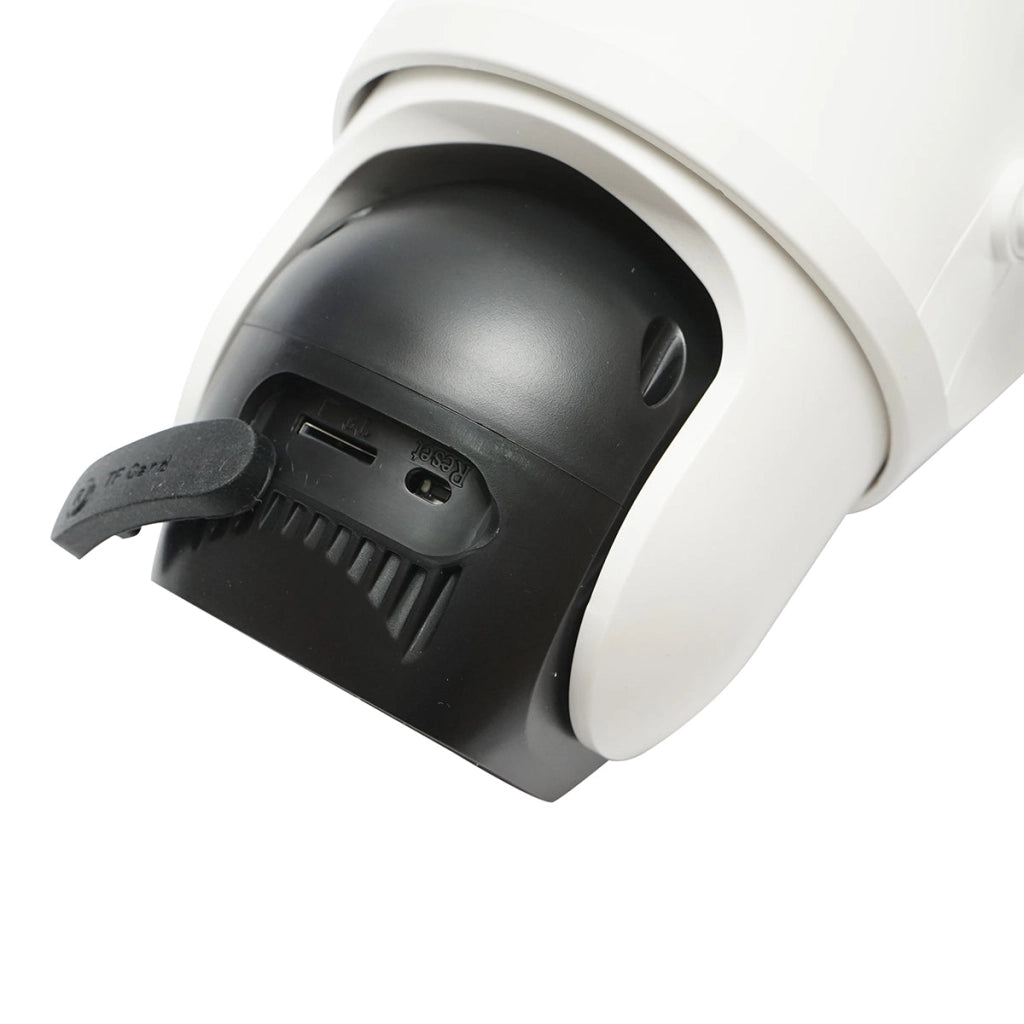 Telecamera di sorveglianza con 4 lenti, 3 obiettivi da 12 MP, 2 CPU dual control, P2P WIFI 2.4GHz, PTZ con sensore di movimento, visione notturna a colori, rilevamento umano AI e applicazione iCSee