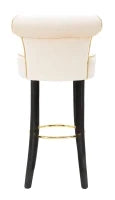 Sgabello Bar Luxy Crema cm 46X48X96