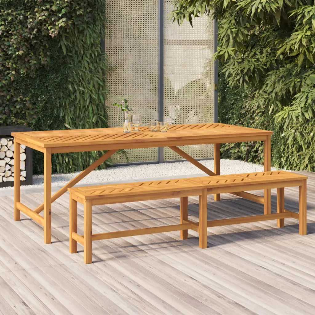 Panchina da Giardino | Panca da Giardino 180 cm in Legno Massello di Acacia