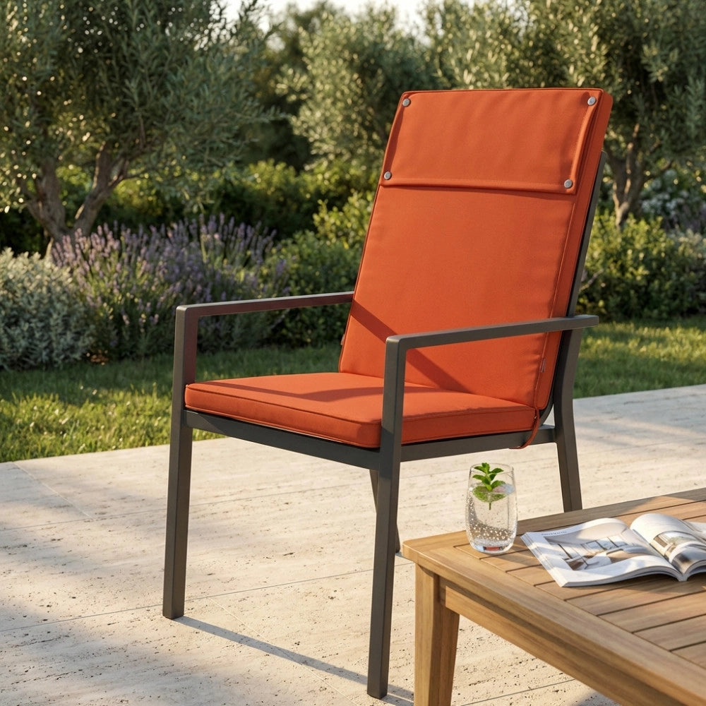 CUSCINO REAL ALTO ARANCIONE