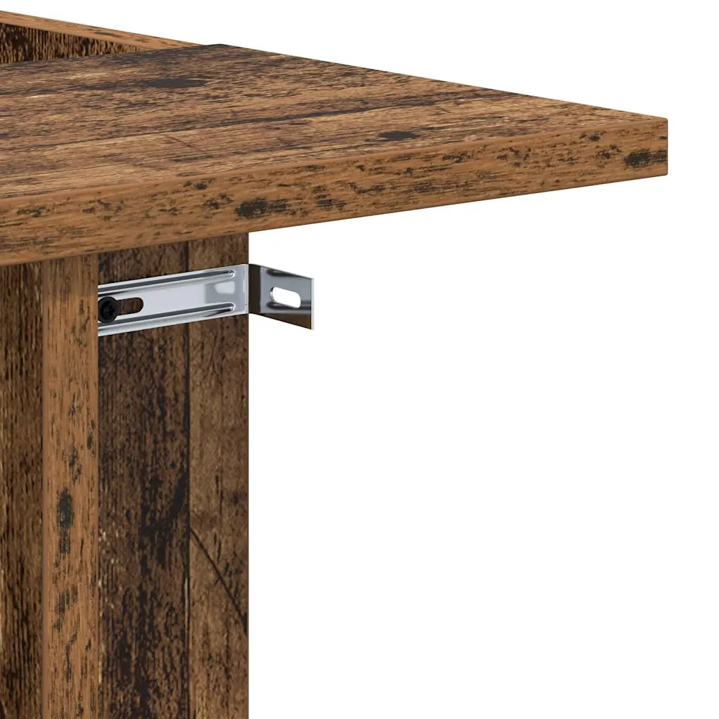 Tavolino Legno vecchio 35 x 40 x 55 cm Legno multistrato