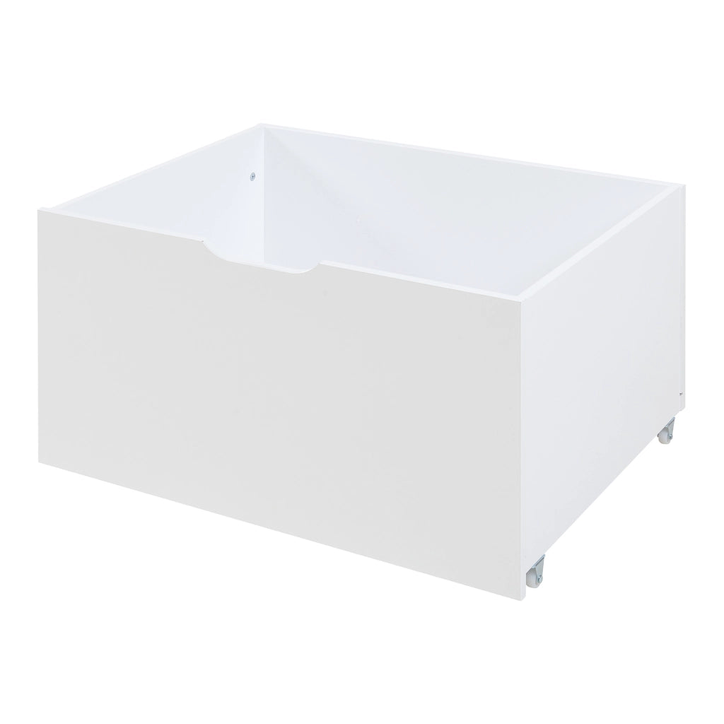 Letto Casetta per Bambini Surnadal con Materasso 90x200 cm Cassetti e Sbarre [en.casa]