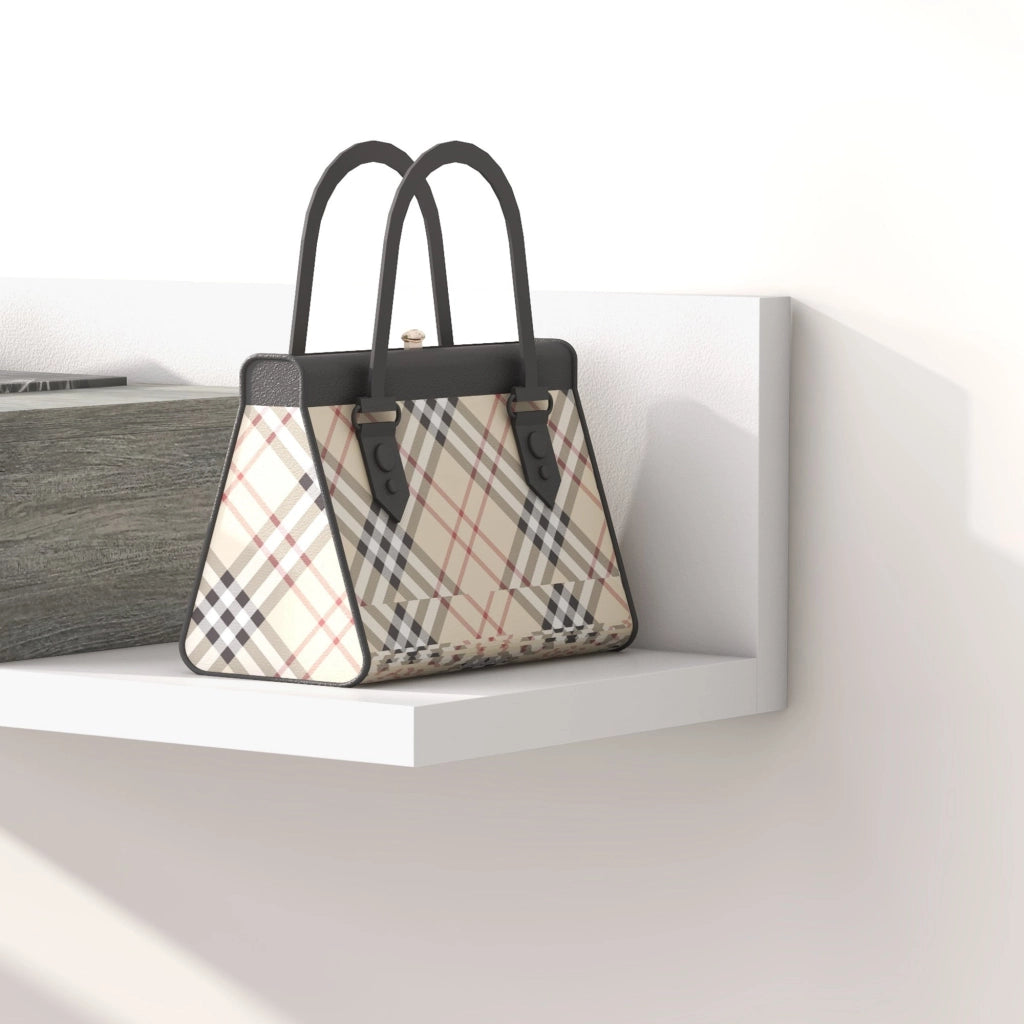 Mobile da Ingresso 2 in 1 con Specchio e Cassetto in MDF Grigio e Bianco