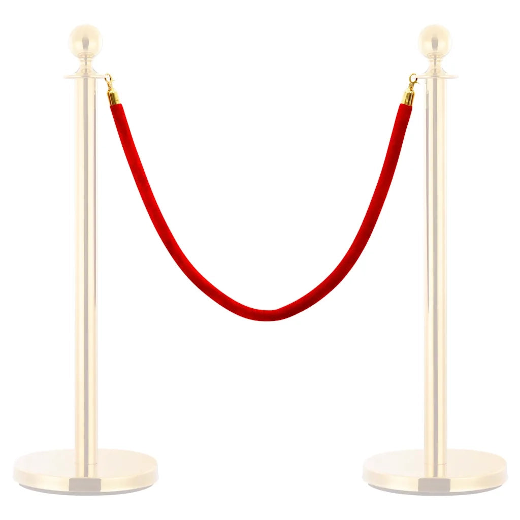 Cordone per Transenne Rosso e Oro in Velluto CFW1164790
