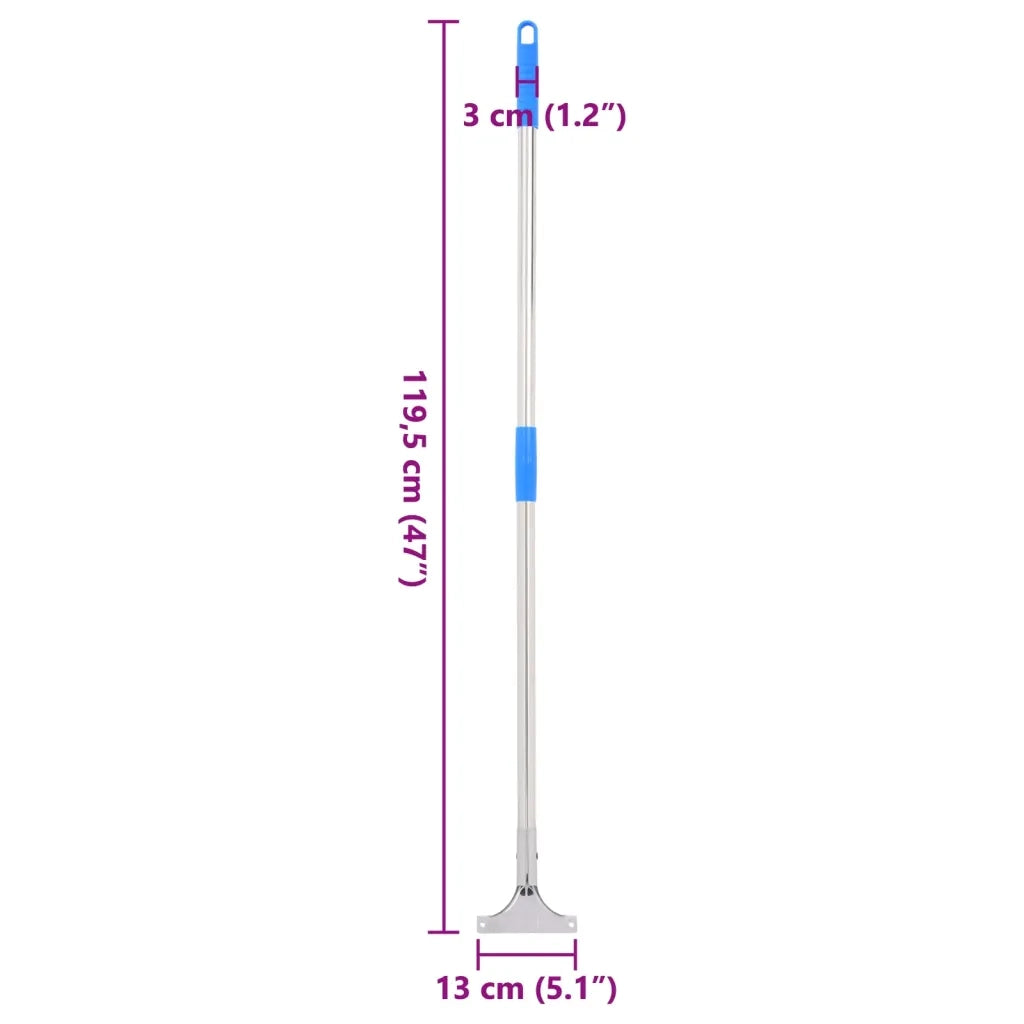 Manici per Tergipavimento 5 pz 119,5cm in Acciaio e Plastica CFW5747268