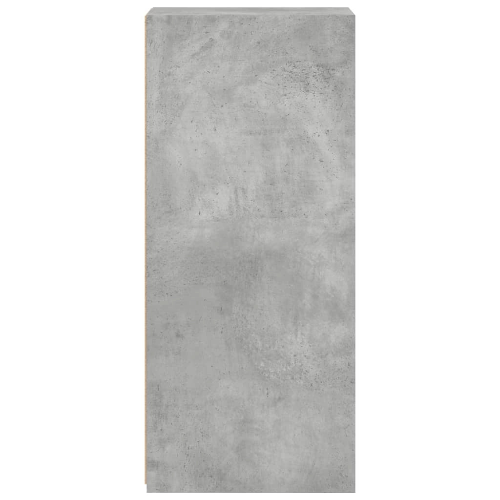 Buffet credenza cassettiera armadio mobile contenitore organizer per cucina soggiorno salotto 30 x 41 x 93 cm legno ingegnerizzato grigio 02_0031862