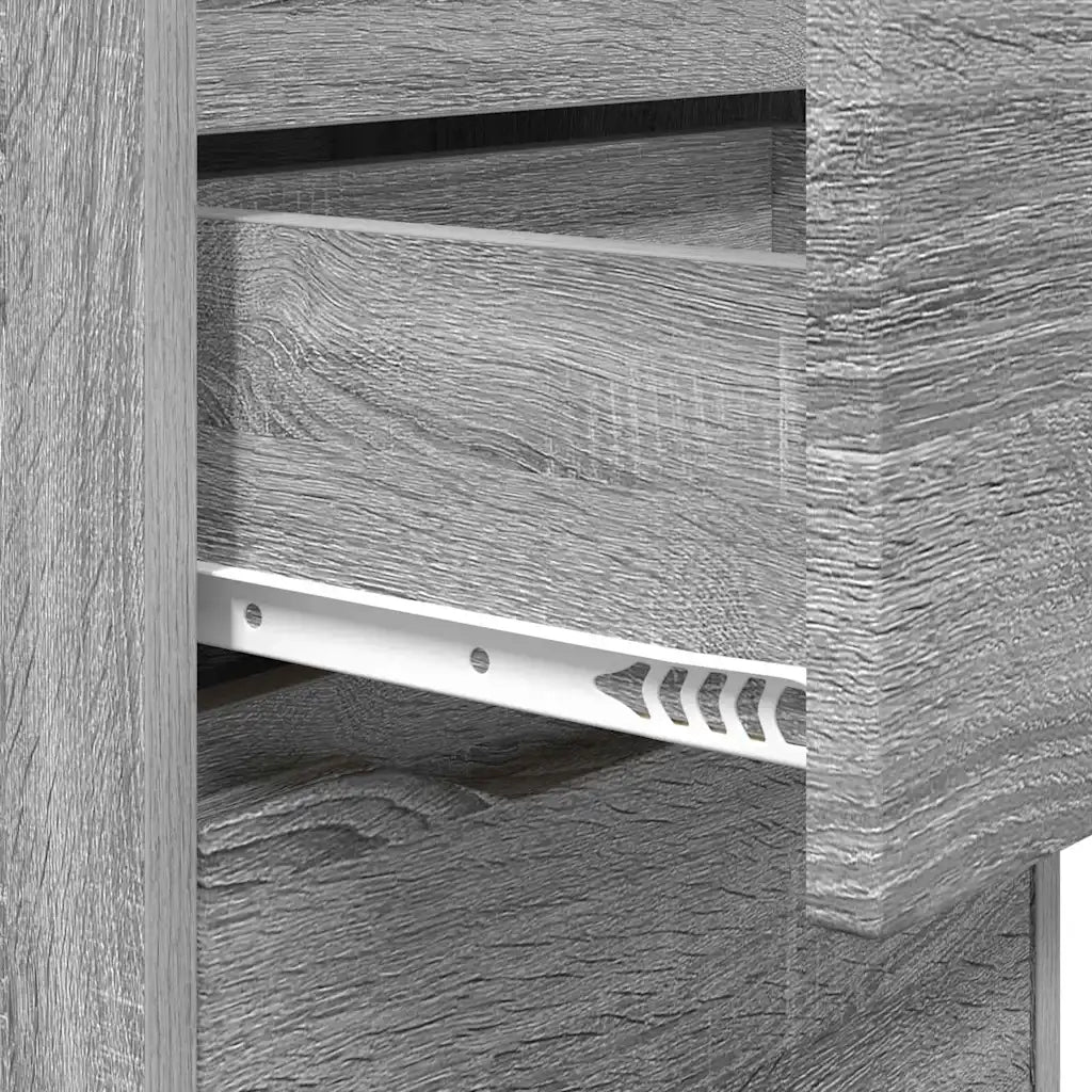 Comodino Grigio Sonoma 40 x 30 x 467 cm Legno multistrato
