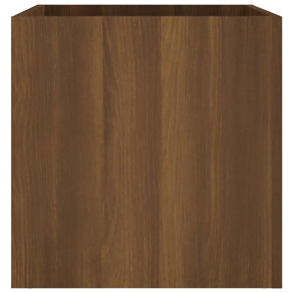 Fioriera Rovere Marrone 40x40x40 cm in Legno Multistrato
