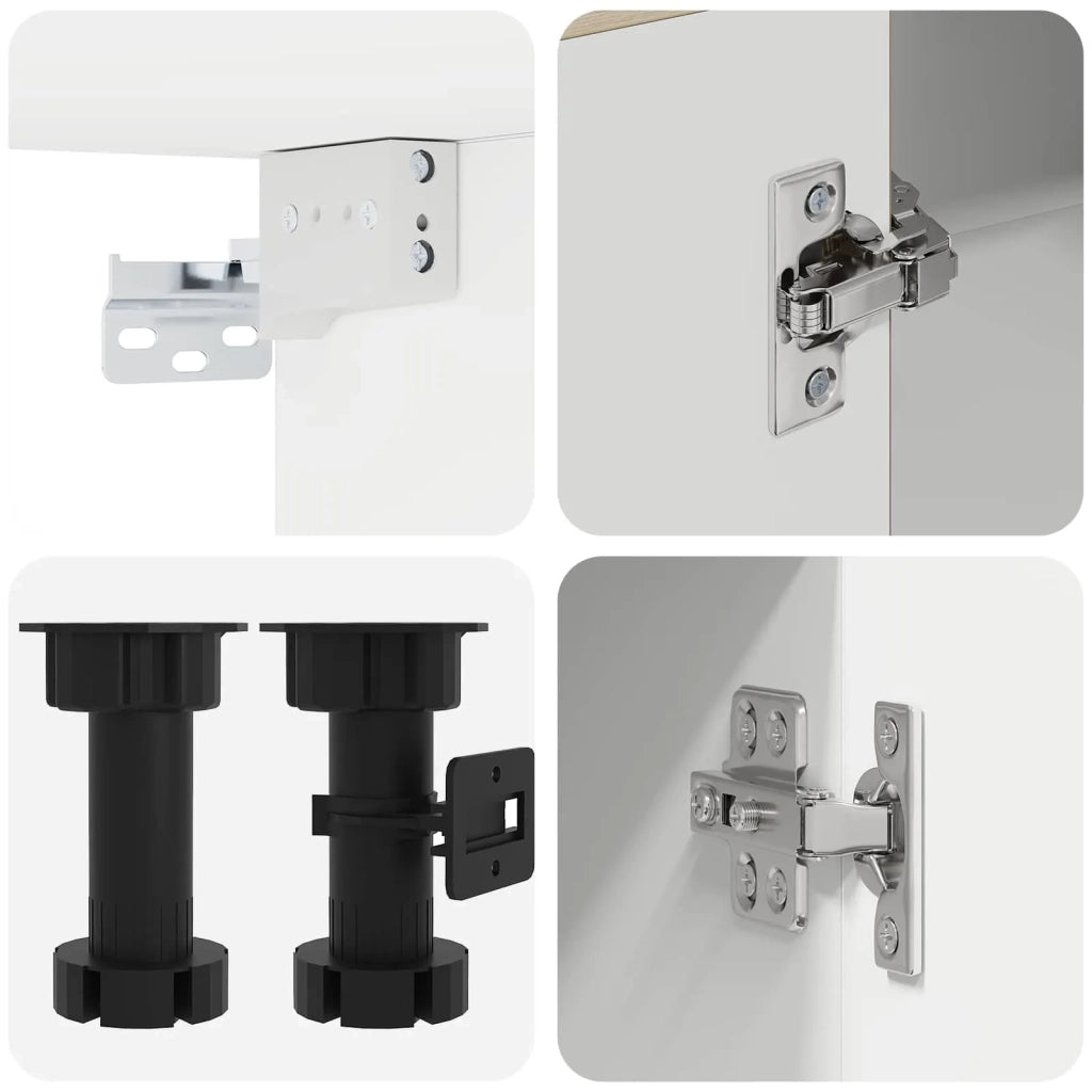 Unità Cucina KALMAR 8 pcs Nero Legno ingegnerizzato 3438448
