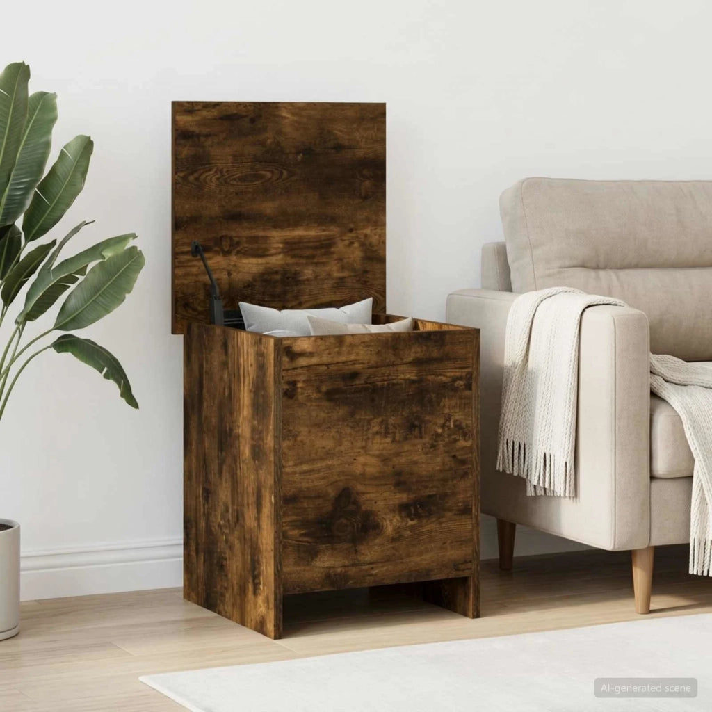 Cassa di stoccaggio Rovere Fumo 40 x 40 x 50 cm 8011247