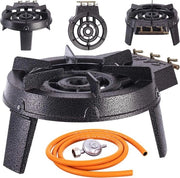 Campingcaldiera con struttura in ghisa e 9,8 kW di potenza